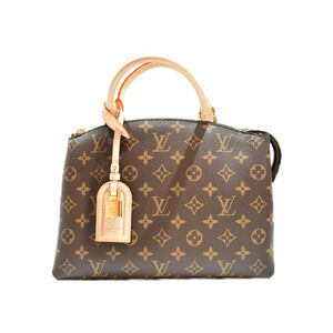 LOUIS VUITTON Palais Monogram Brown Canvas 2way Shoulder Bag Multi